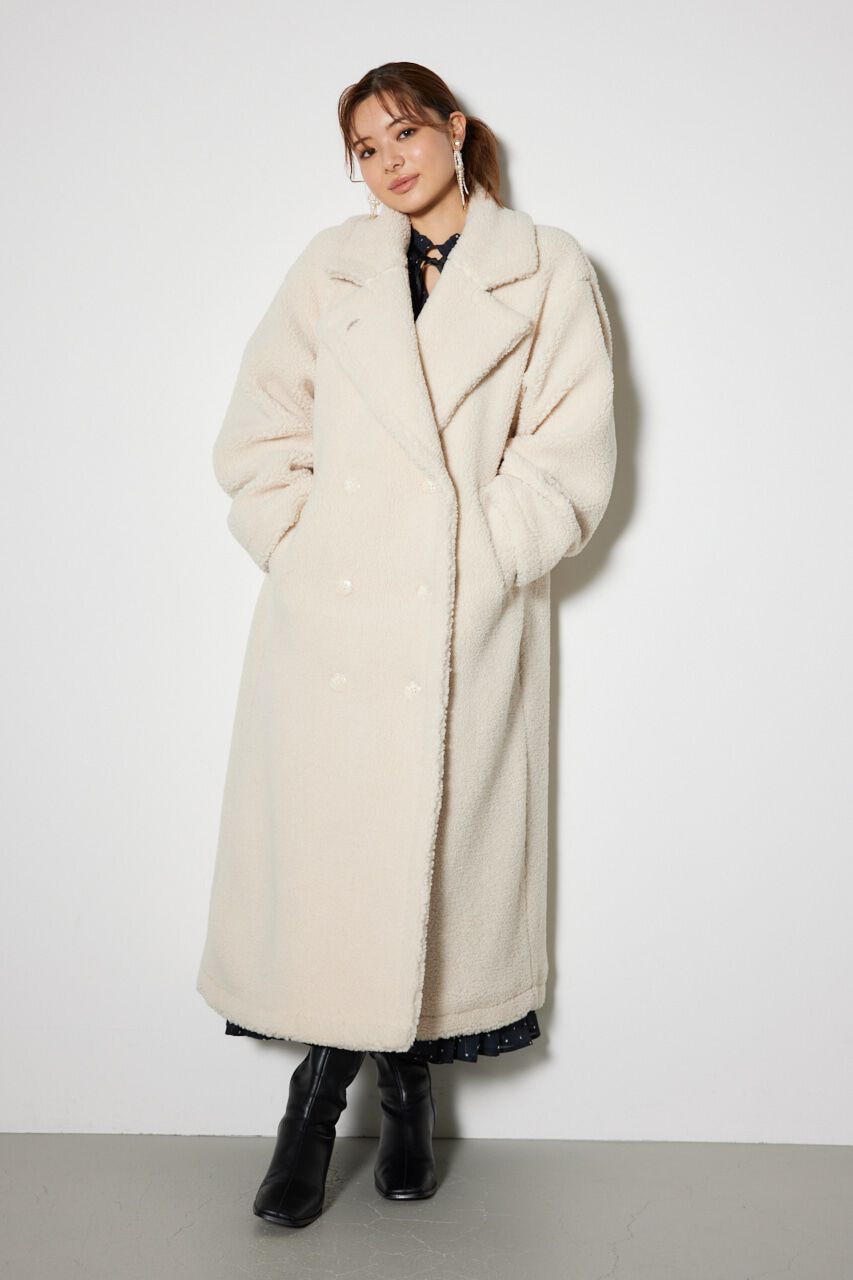 rienda「テディボア2WAYロングコート」|その他|