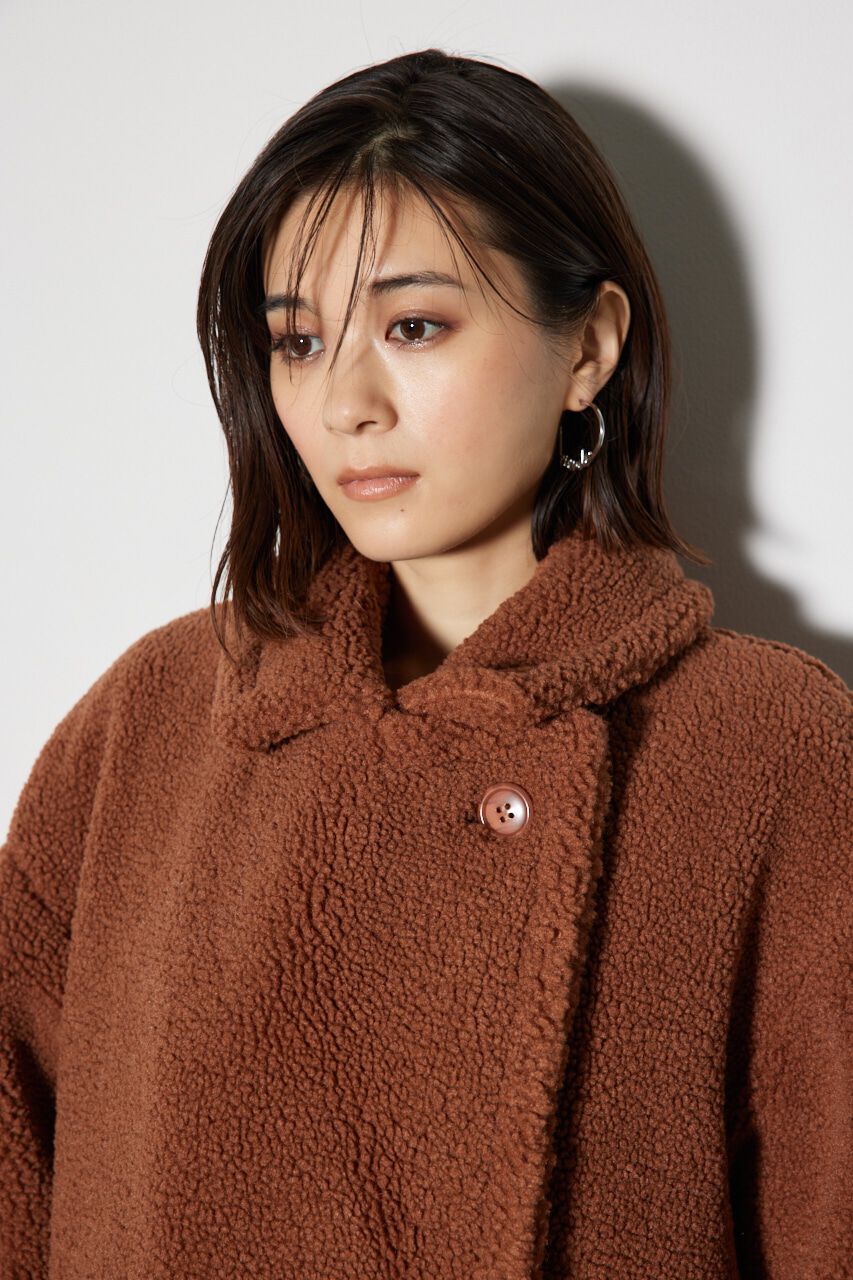 rienda「テディボア2WAYロングコート」|その他|