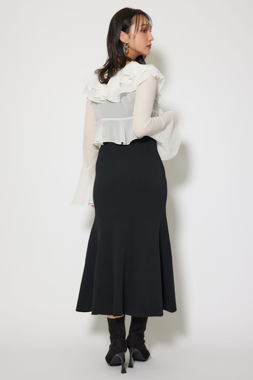 rienda「カーディガンセットニットマーメイドワンピース」|ワンピース|