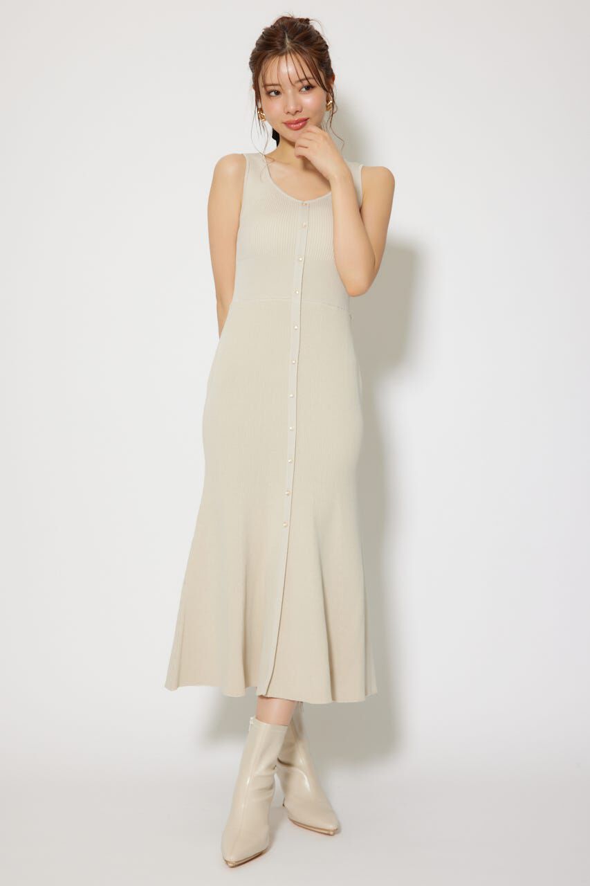 rienda「カーディガンセットニットマーメイドワンピース」|ワンピース|