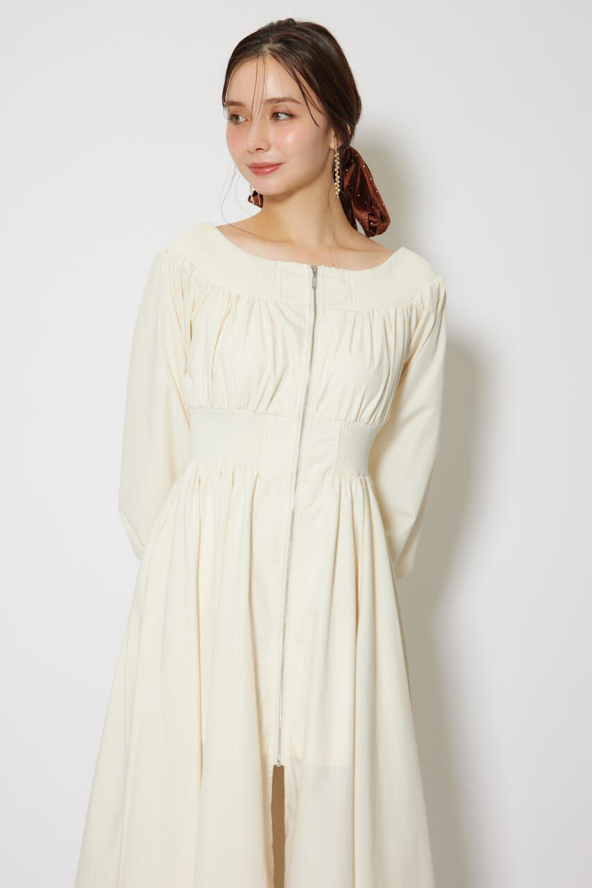 rienda「MA-1オフショルロングスリーブワンピース」|ワンピース|