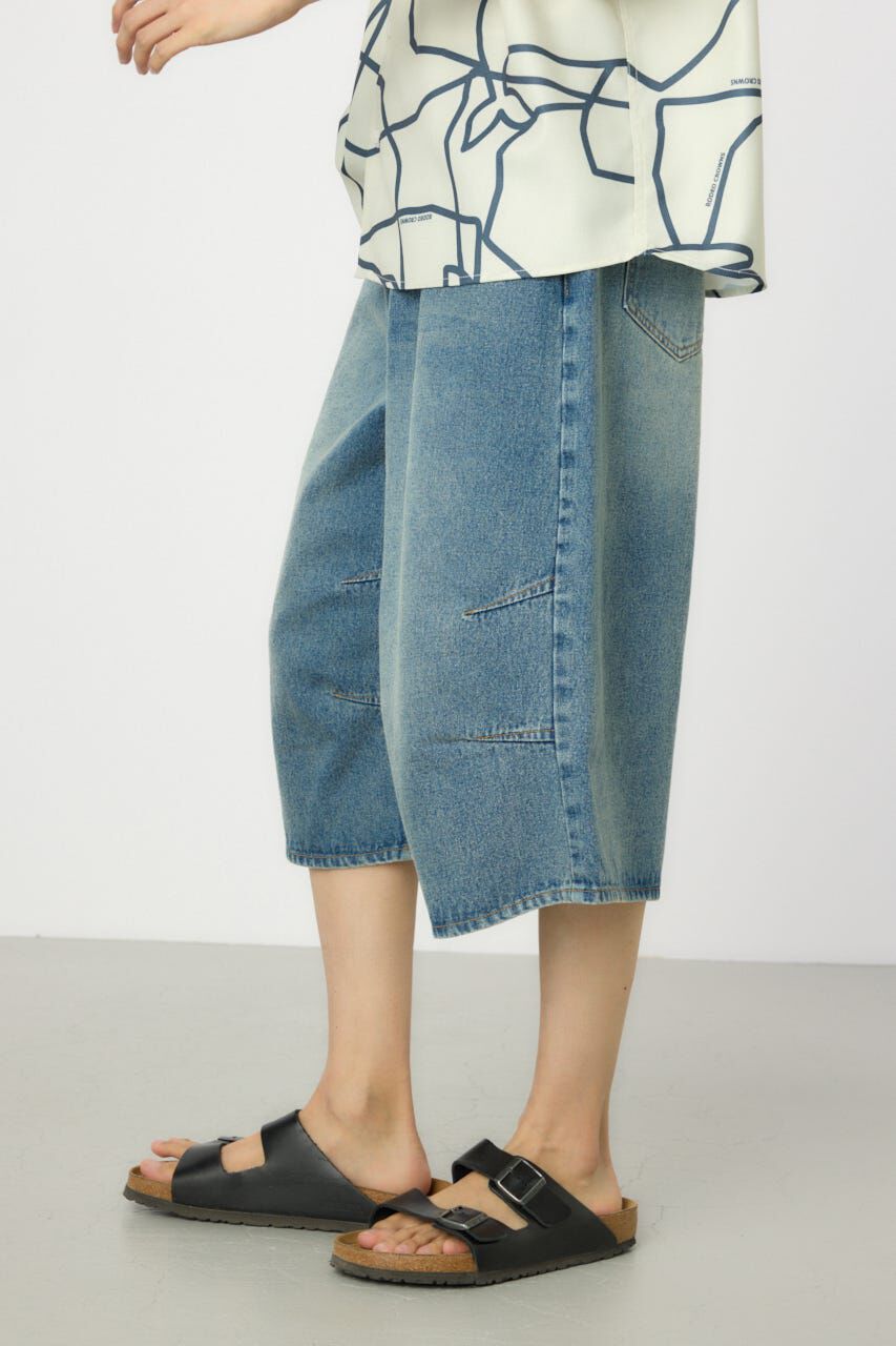 RODEO CROWNS「デニムバミューダパンツ」|デニム|