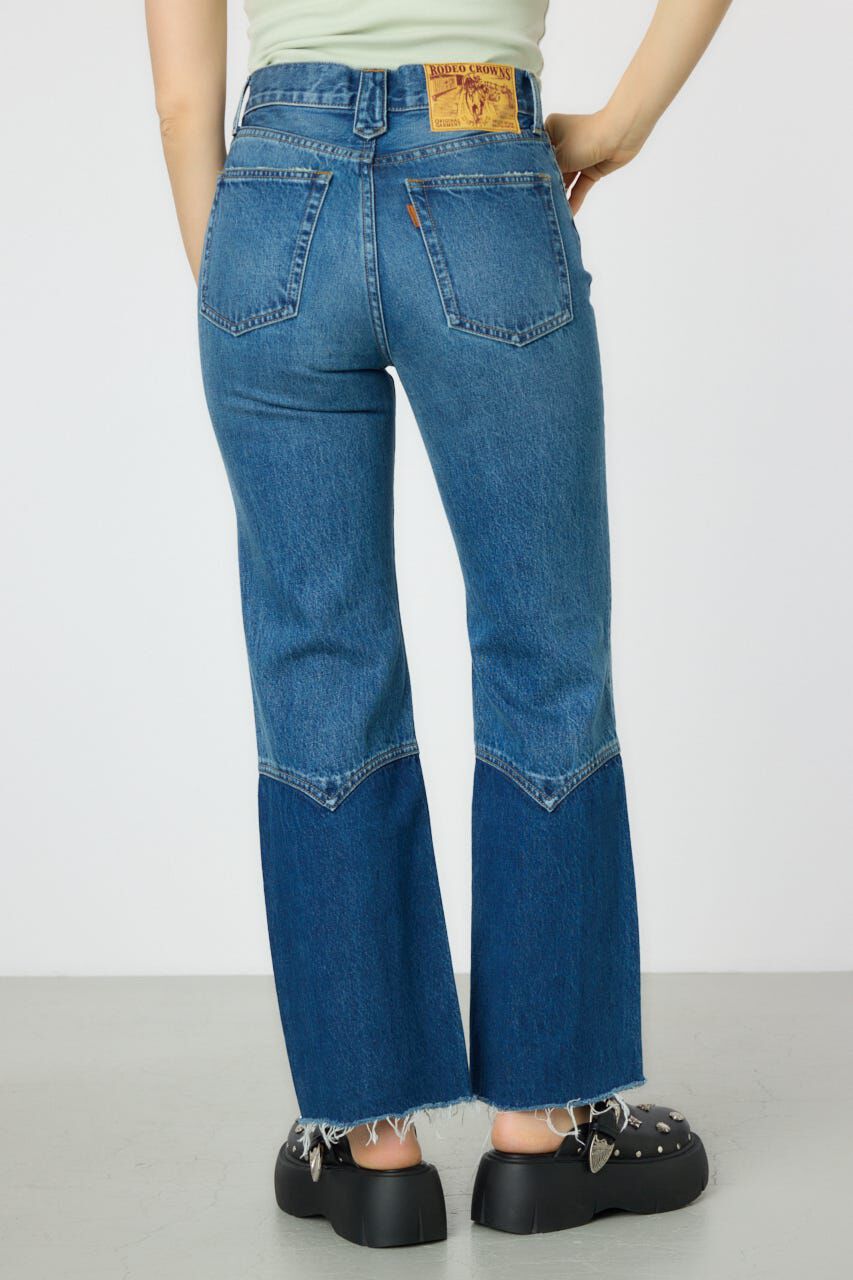 RODEO CROWNS「HEM WESTERN デニムパンツ」|デニム|