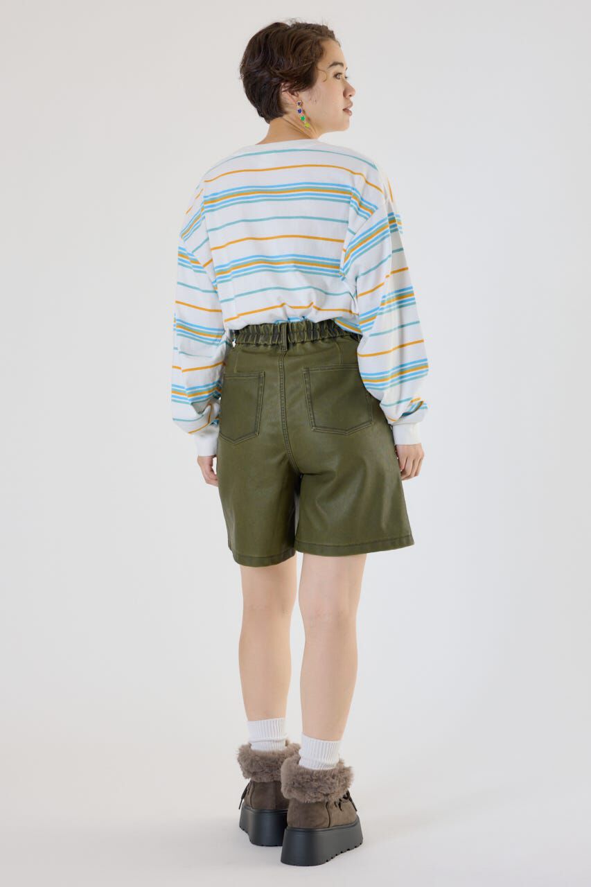 RODEO CROWNS「ヴィンテージフェイクレザーハーフパンツ」|その他|