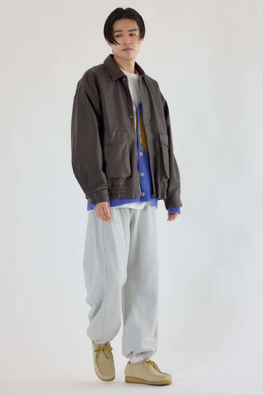 RODEO CROWNS「ヴィンテージフェイクレザーブルゾン」|その他|