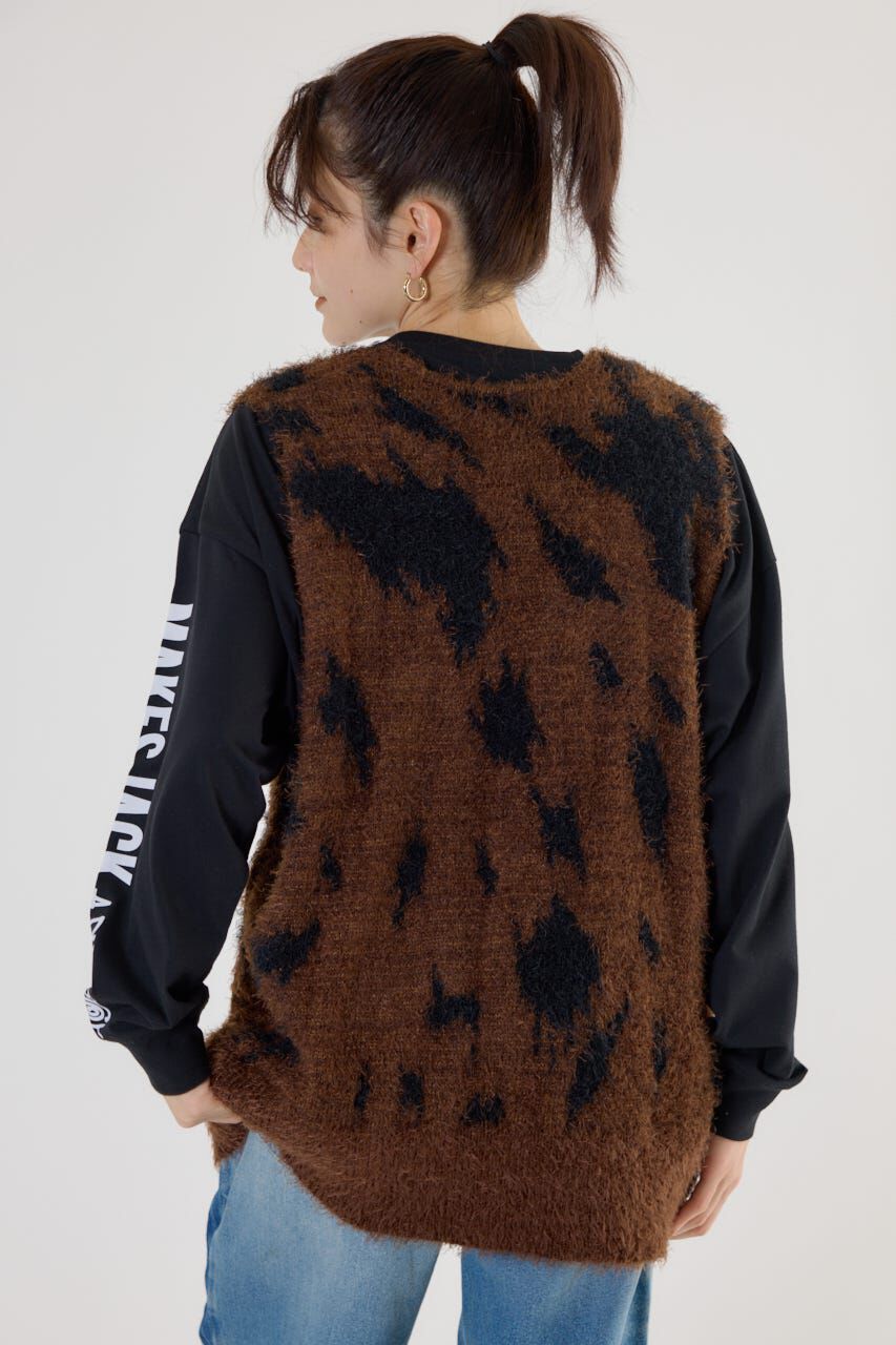 RODEO CROWNS「シャギーニットベスト」|ニット・セーター|