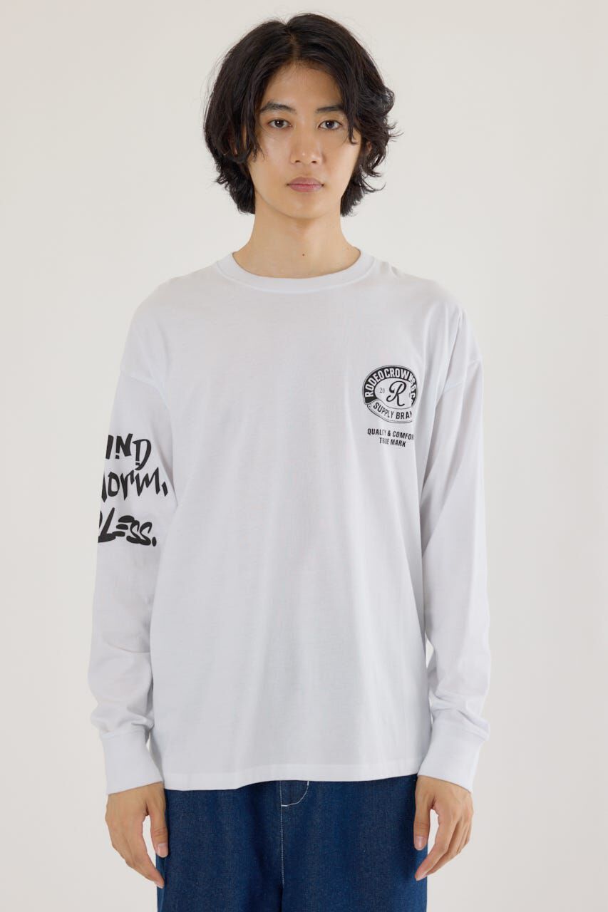 RODEO CROWNS「3steps 長袖Tシャツ」|Tシャツ・カットソー|