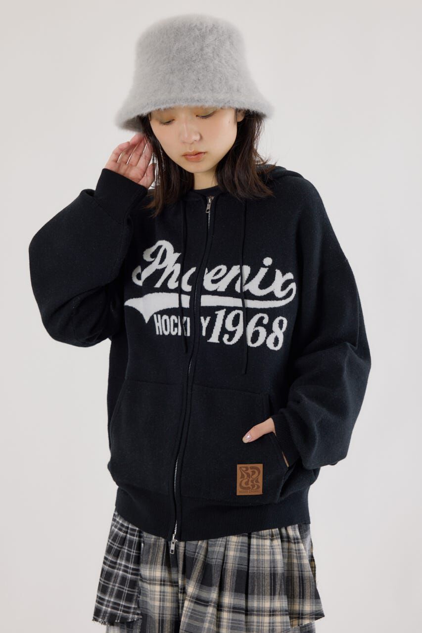 RODEO CROWNS「ジャガードニットジップパーカー」|パーカー|