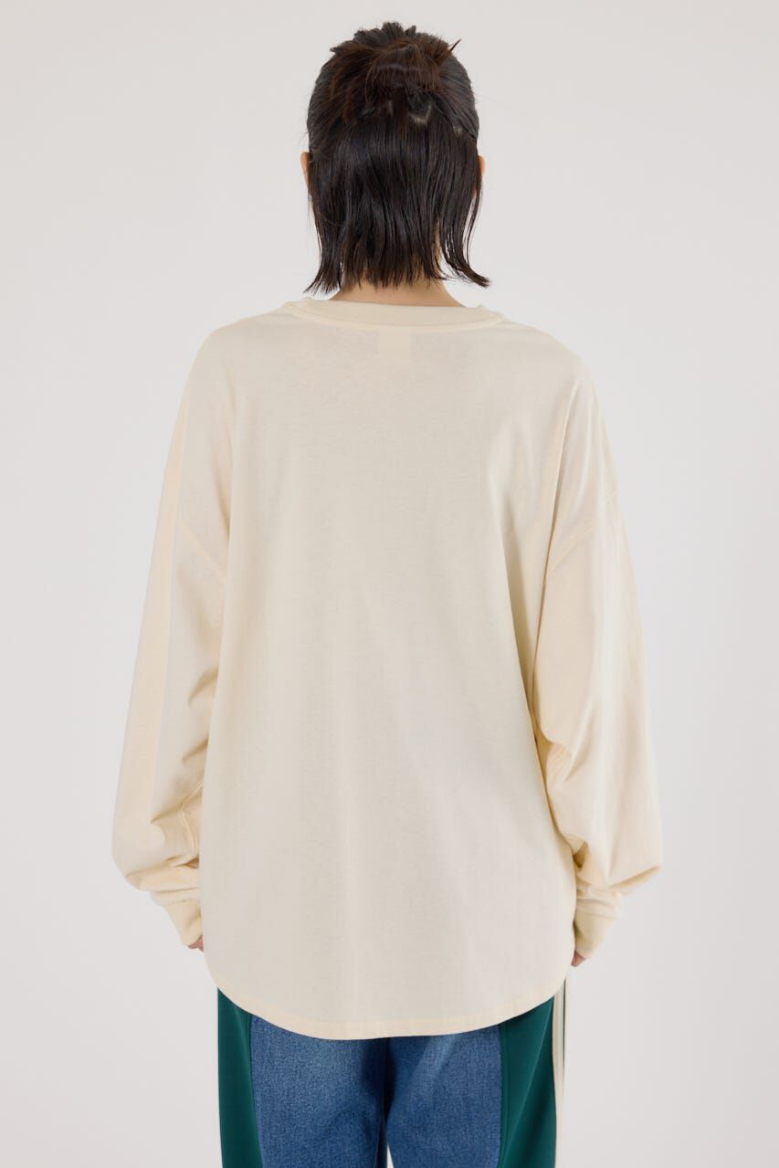 RODEO CROWNS「embroidery collegeロング Tシャツ」|Tシャツ・カットソー|