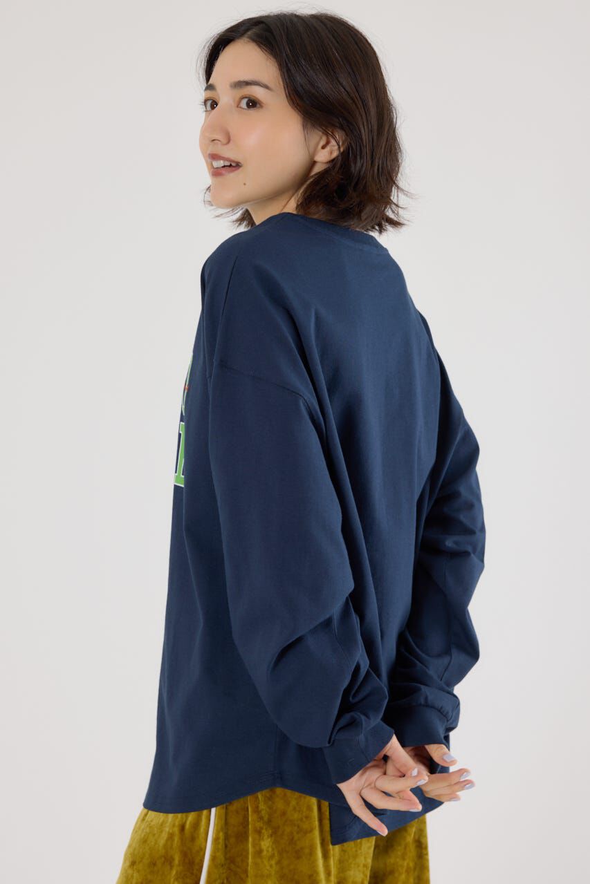 RODEO CROWNS「embroidery collegeロング Tシャツ」|Tシャツ・カットソー|