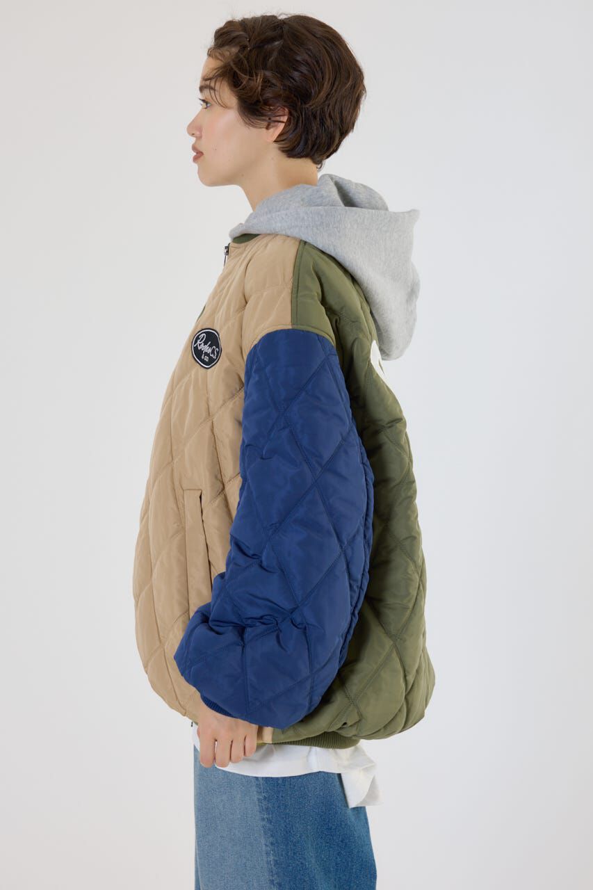 RODEO CROWNS「キルティングフードブルゾン」|ブルゾン・スタジャン|