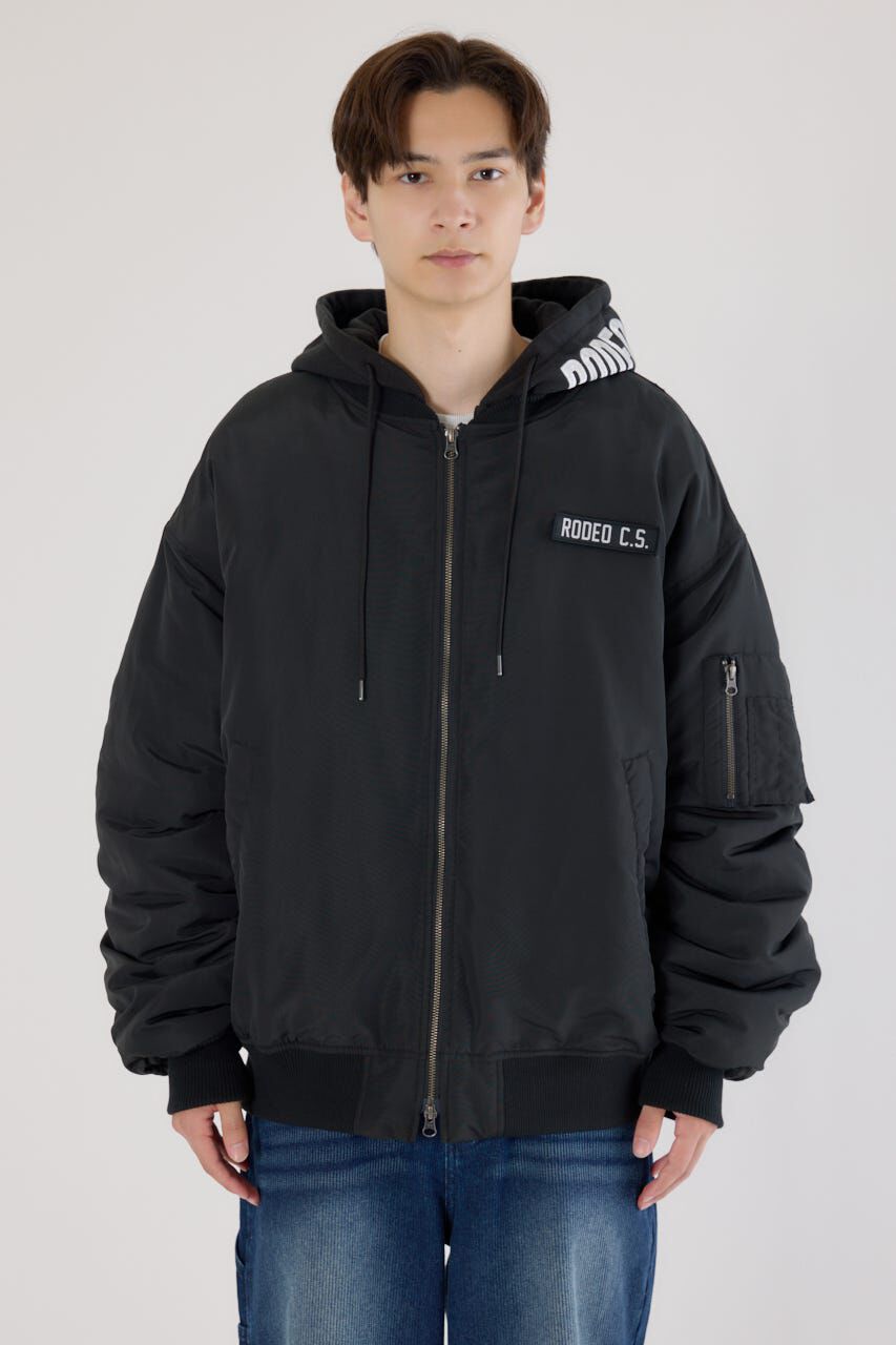 RODEO CROWNS「フーディーMA-1」|ブルゾン・スタジャン|