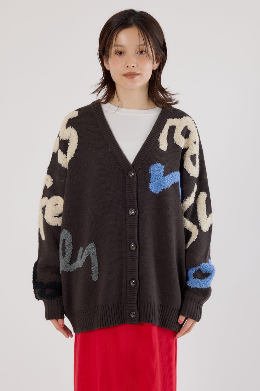 RODEO CROWNS「LETTER LOGOニットカーディガン」|カーディガン|