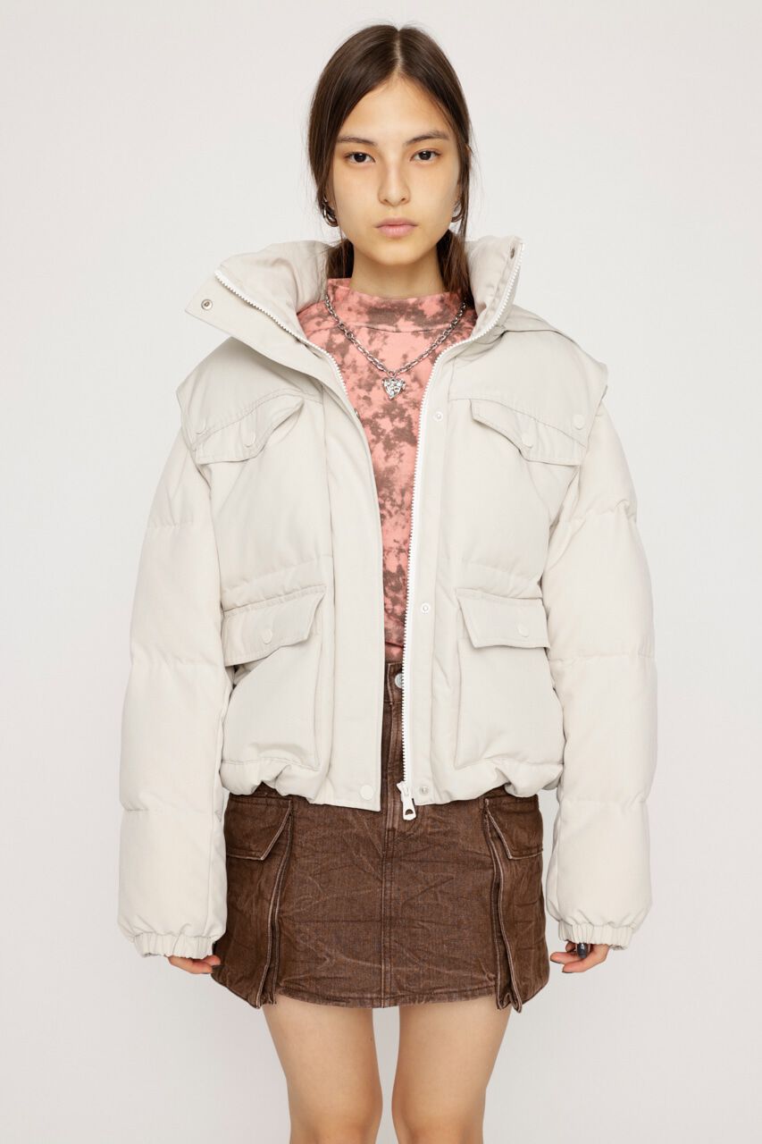 SLY「MANYWAY 4 POCKET PUFFER ジャケット」|ブルゾン・スタジャン|IVOY3