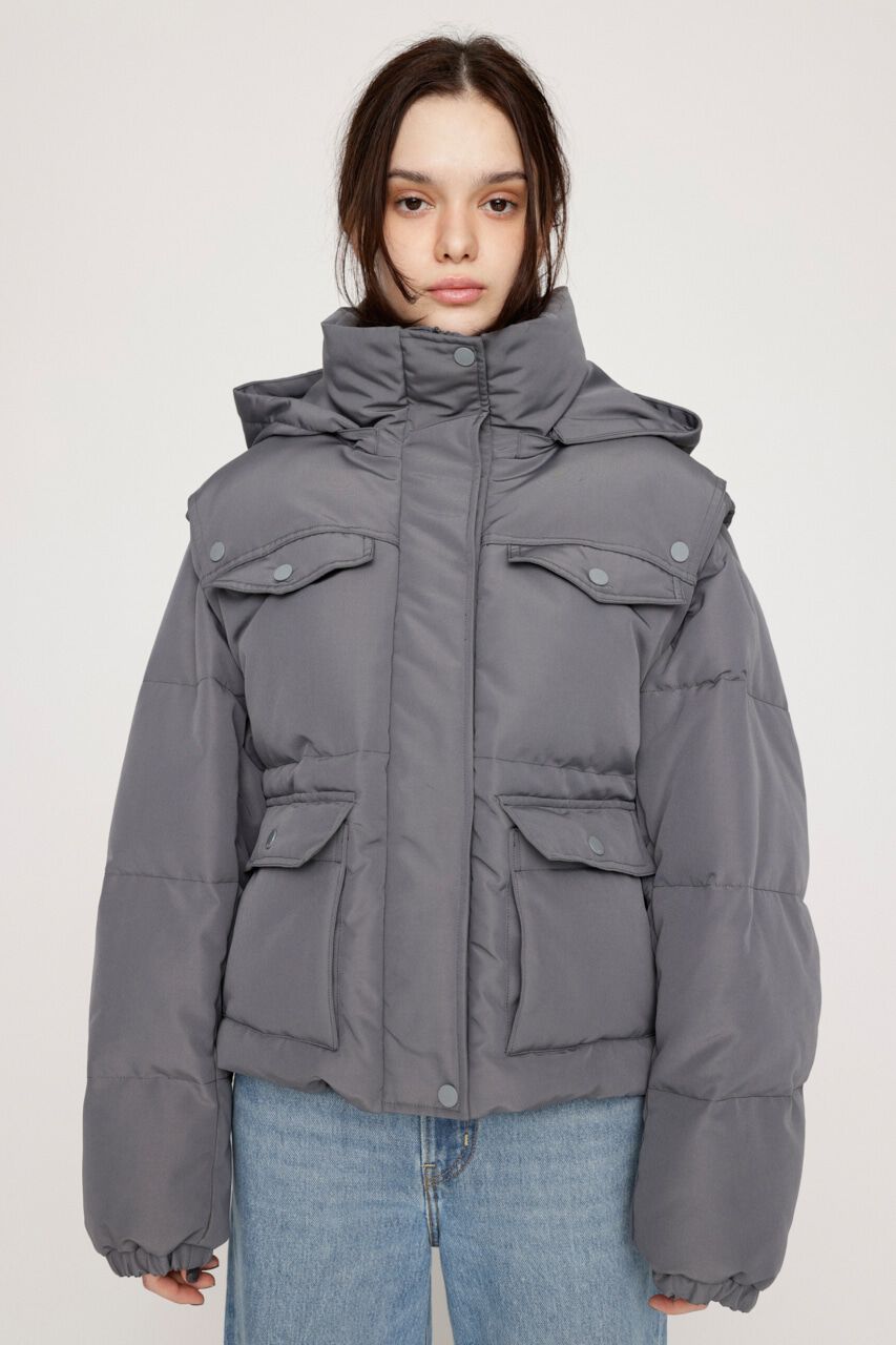 SLY「MANYWAY 4 POCKET PUFFER ジャケット」|ブルゾン・スタジャン|