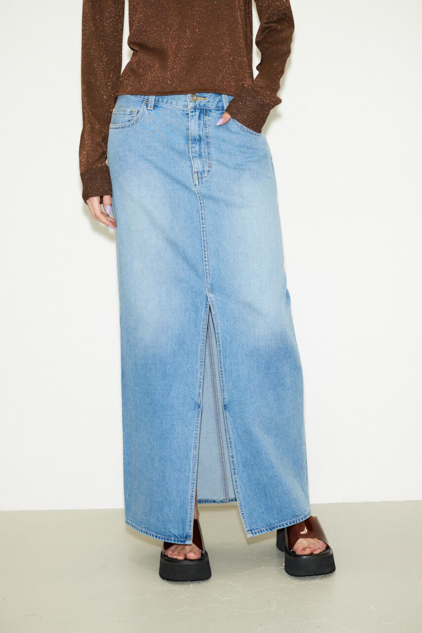 SLY「FRONT SLIT COLUMN SK-C」|スカート|L/BLU1