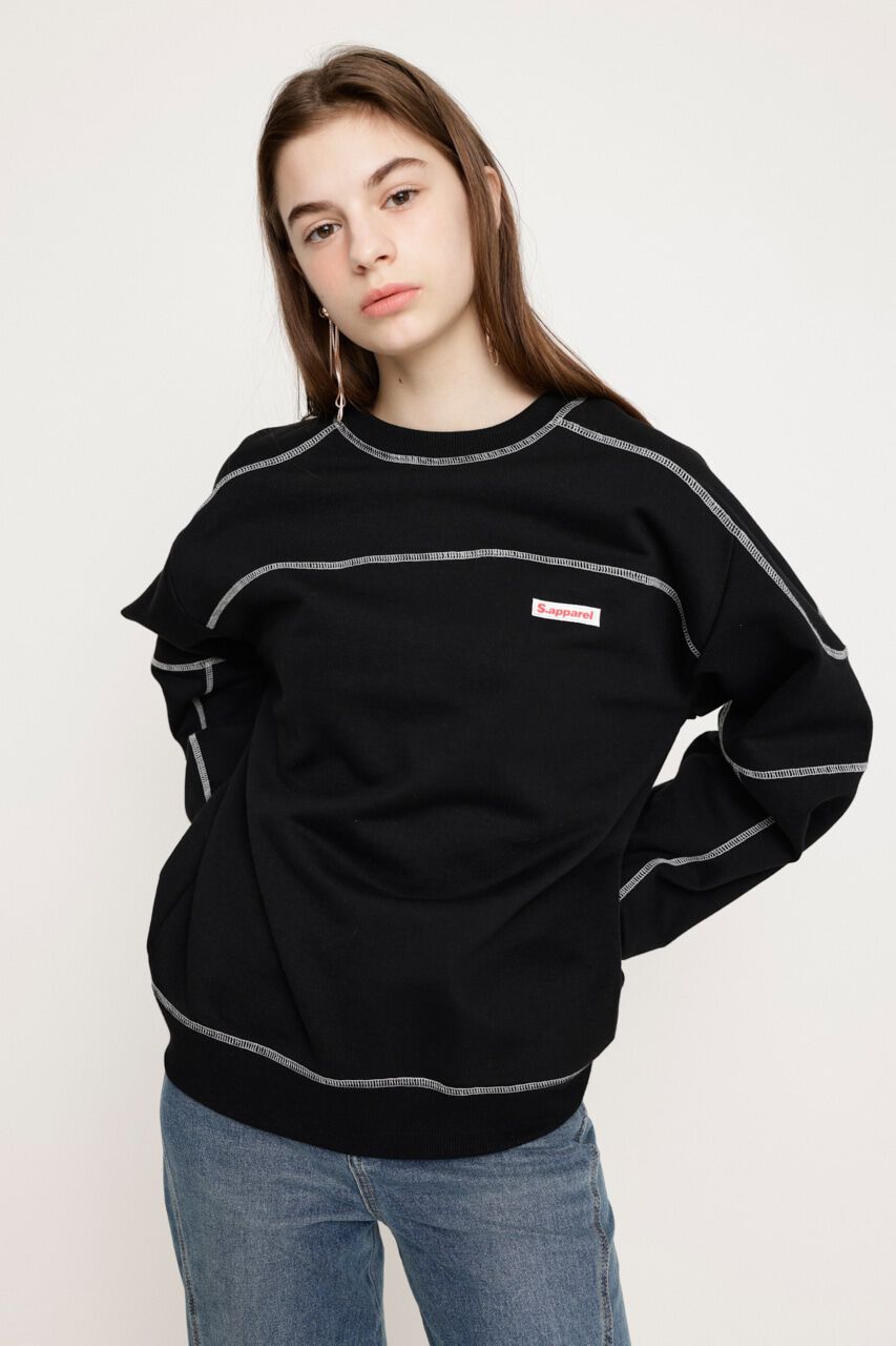 SLY「STITCHED LINE SW トップス」|Tシャツ・カットソー|