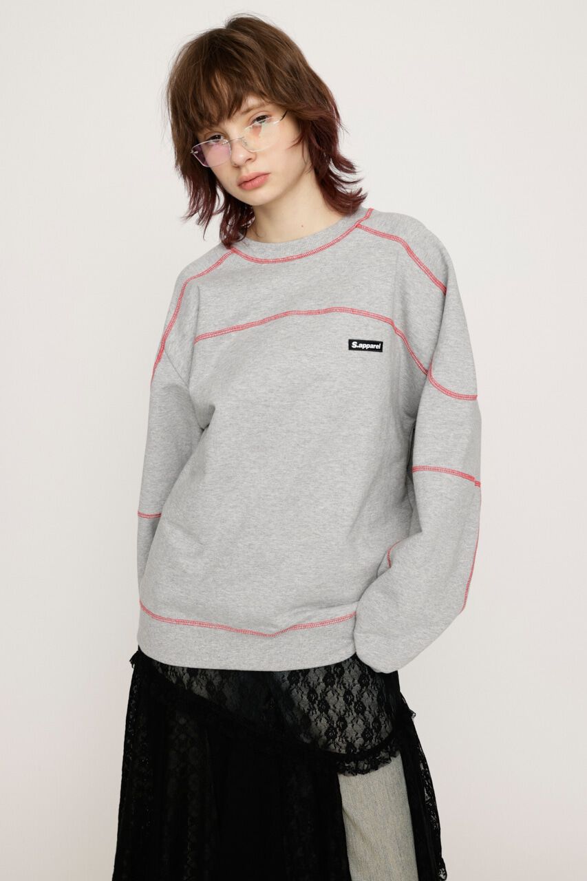 SLY「STITCHED LINE SW トップス」|Tシャツ・カットソー|