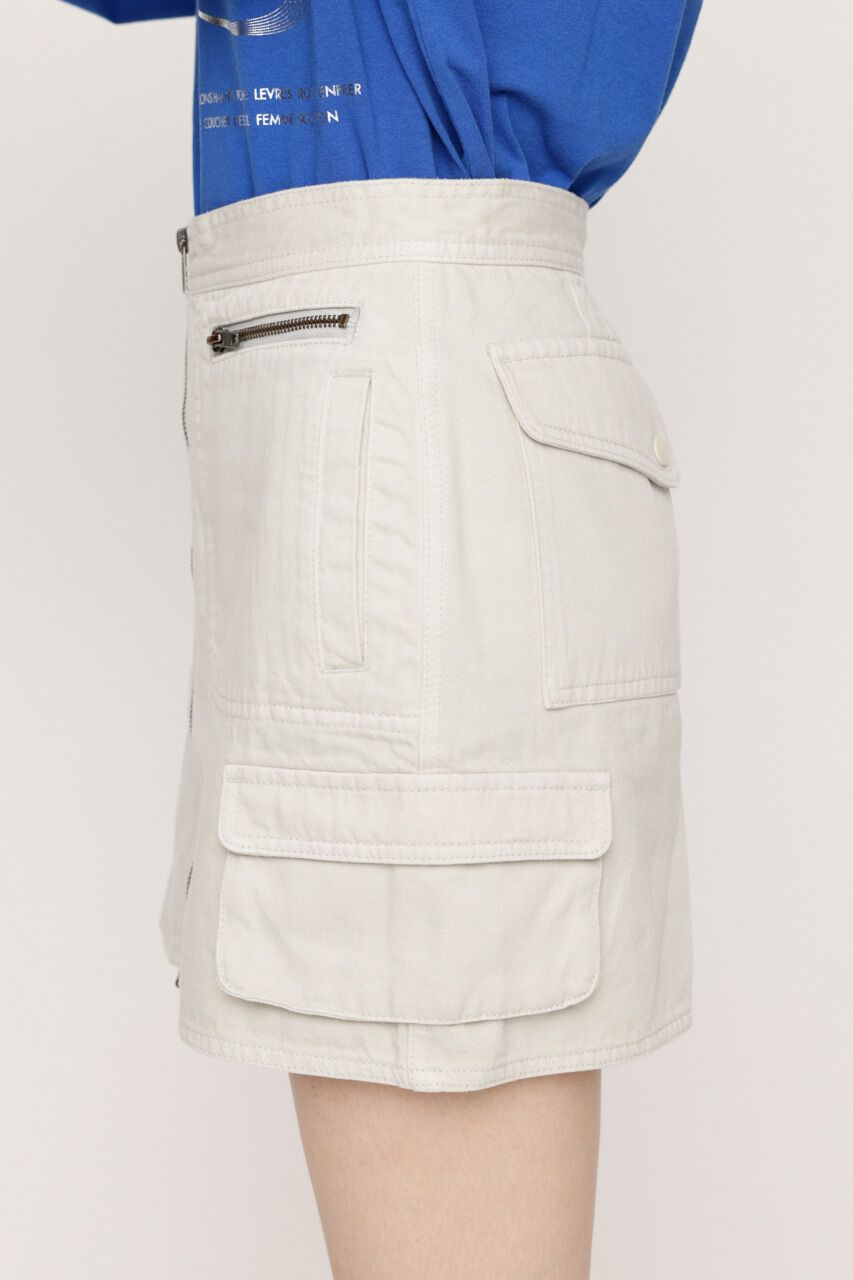 SLY「FRONT ZIP SAFARI SK-E」|スカート|