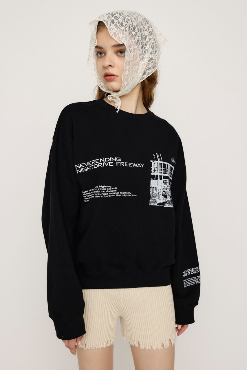 SLY「PHOTO LOGO SW トップス」|Tシャツ・カットソー|