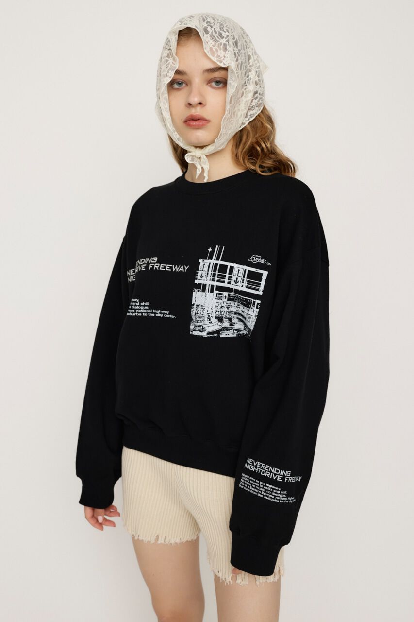 SLY「PHOTO LOGO SW トップス」|Tシャツ・カットソー|