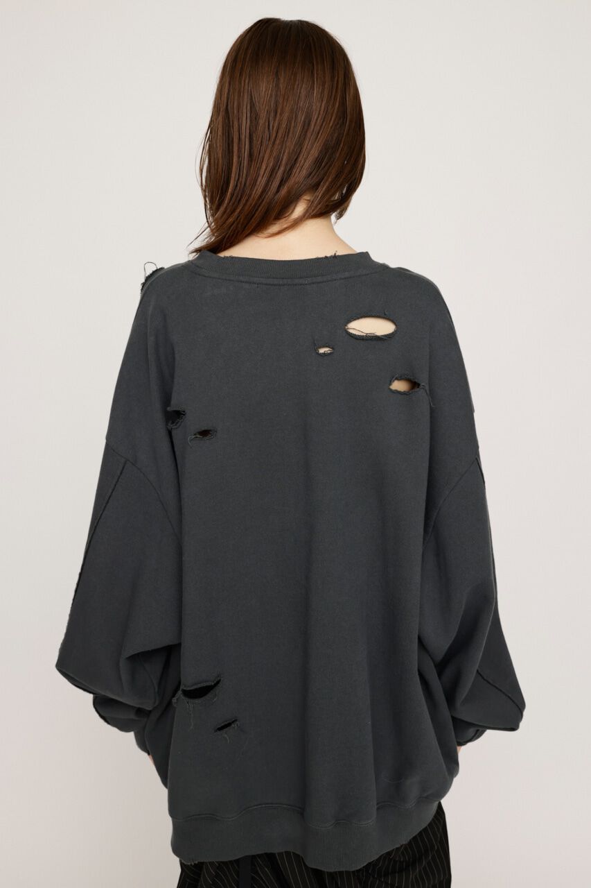 SLY「CRUSHED OVER SWEAT トップス」|Tシャツ・カットソー|