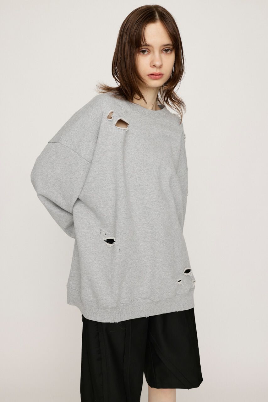 SLY「CRUSHED OVER SWEAT トップス」|Tシャツ・カットソー|