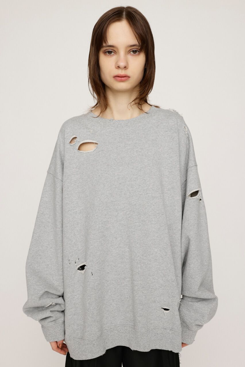 SLY「CRUSHED OVER SWEAT トップス」|Tシャツ・カットソー|