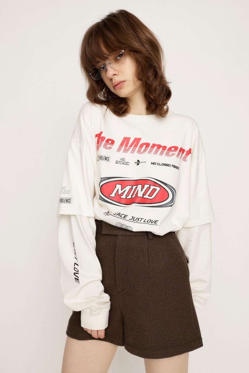 SLY「TM LAYERED C／N トップス」|Tシャツ・カットソー|WHT
