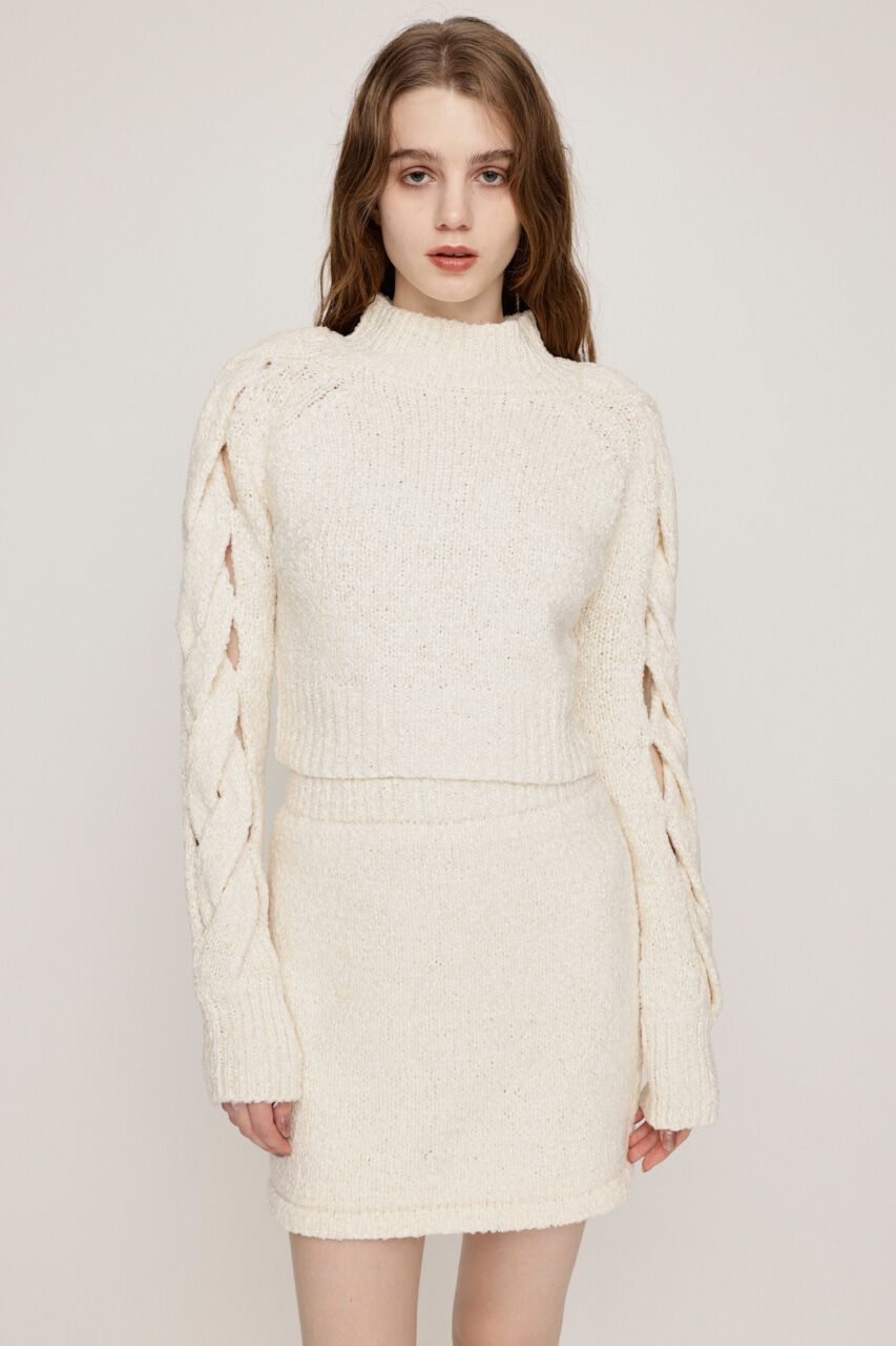 SLY「BRAID SLEEVE MG 2P」|ワンピース|IVOY3