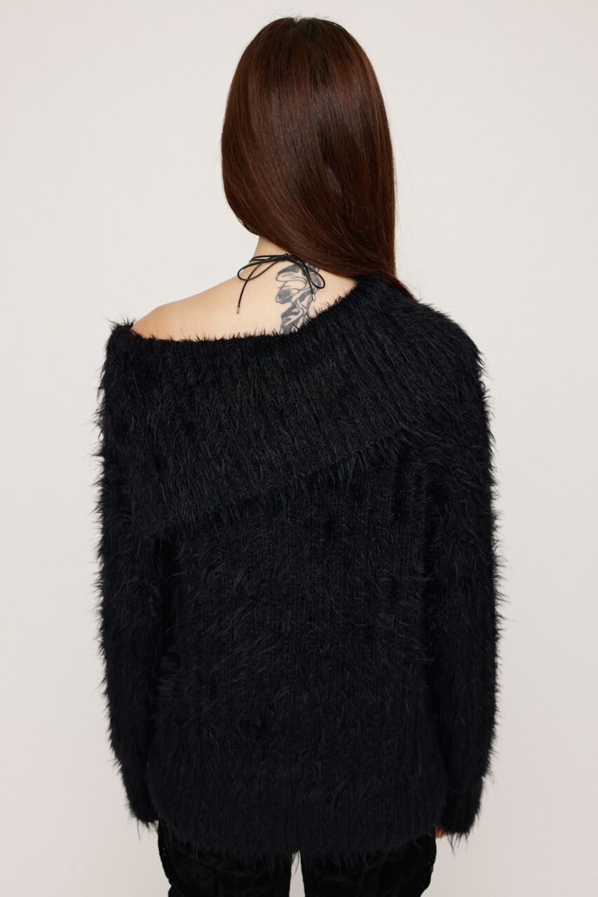 SLY「SIDE BUTTON SHAGGY チュニック」|ニット・セーター|