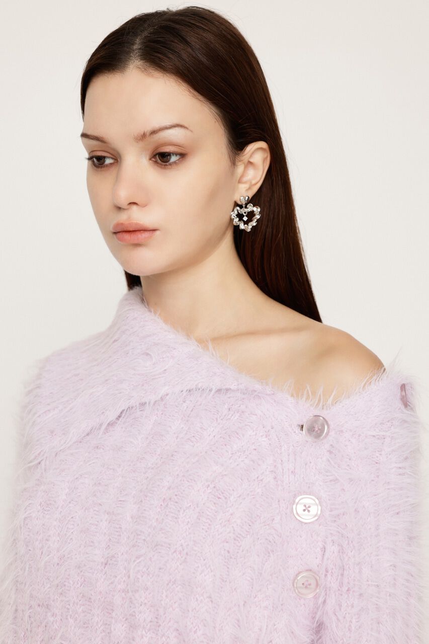 SLY「SIDE BUTTON SHAGGY チュニック」|ニット・セーター|