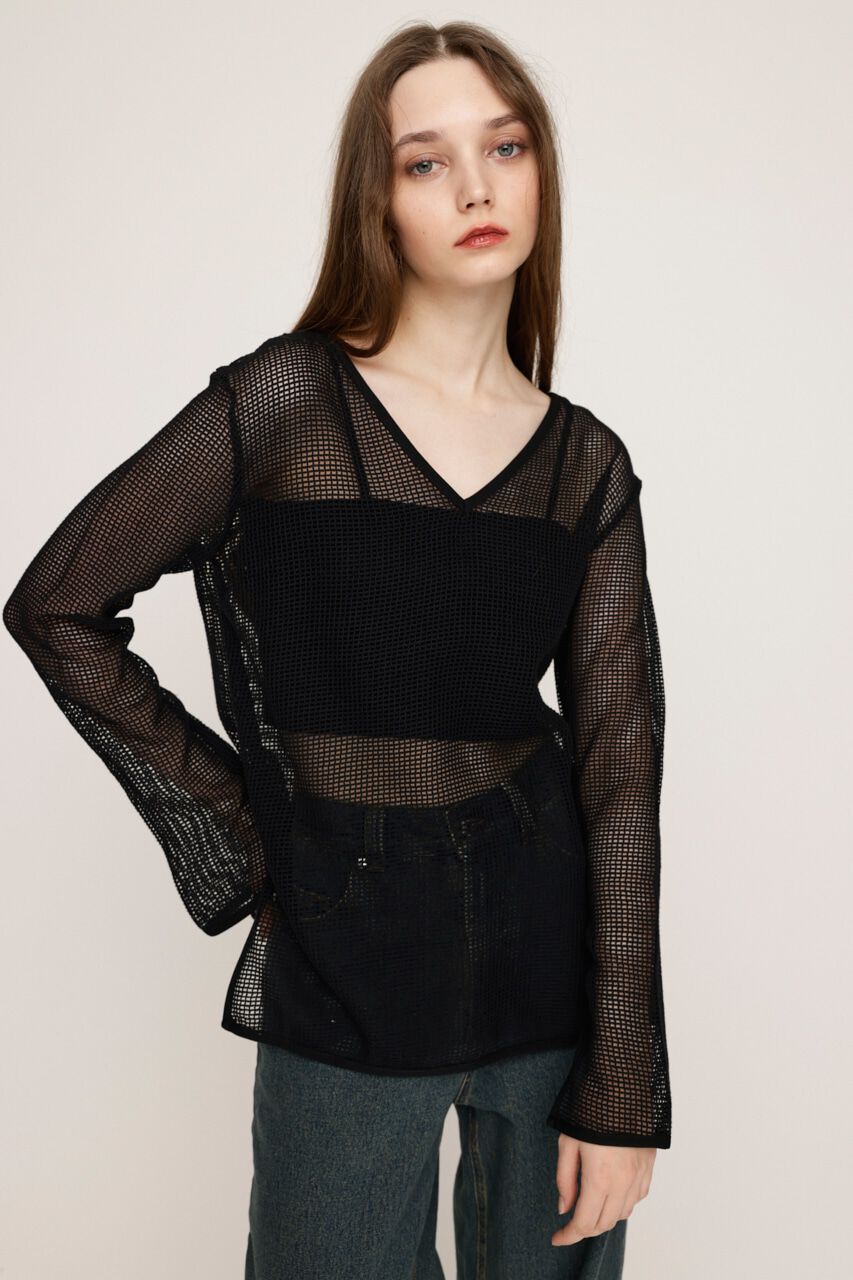 SLY「COTTON MESH 2WAY トップス」|シャツ・ブラウス|