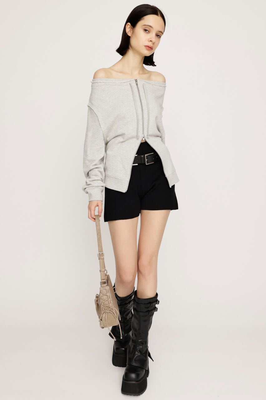 SLY「RIB KNIT BACK PK ショートパンツ」|その他|