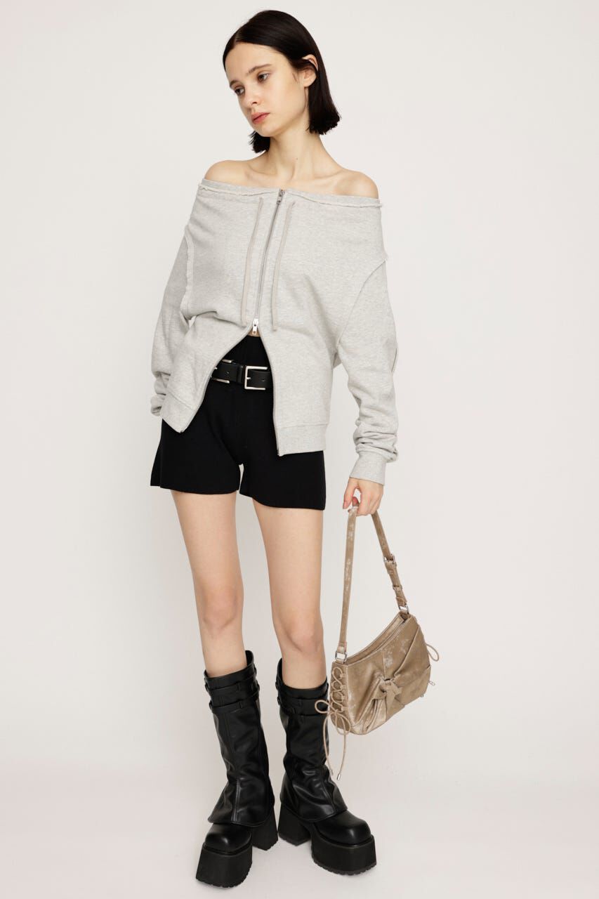 SLY「RIB KNIT BACK PK ショートパンツ」|その他|