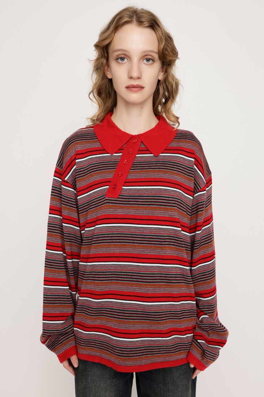 SLY「HG KNIT ASYMMETRY トップス」|ニット・セーター|