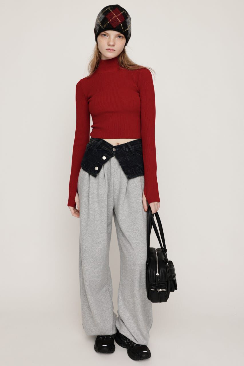 SLY「BASIC HG RIB H／N トップス」|ニット・セーター|