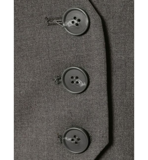 EMODA「ノーカラーコンパクトベスト」|ベスト・ジレ|