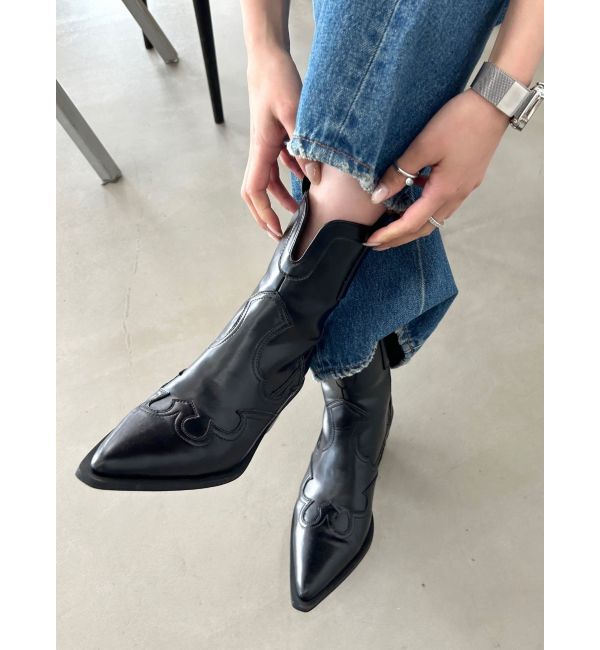 EMODA「ショートウエスタンブーツ」|ショートブーツ|