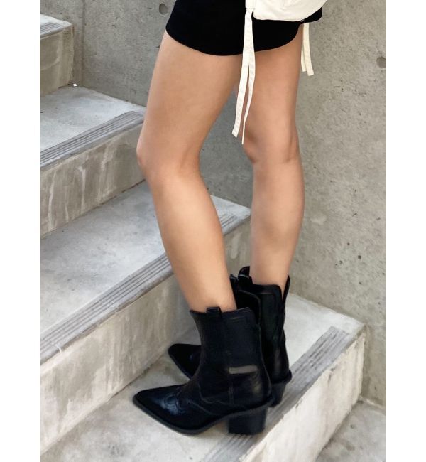 EMODA「ショートウエスタンブーツ」|ショートブーツ|