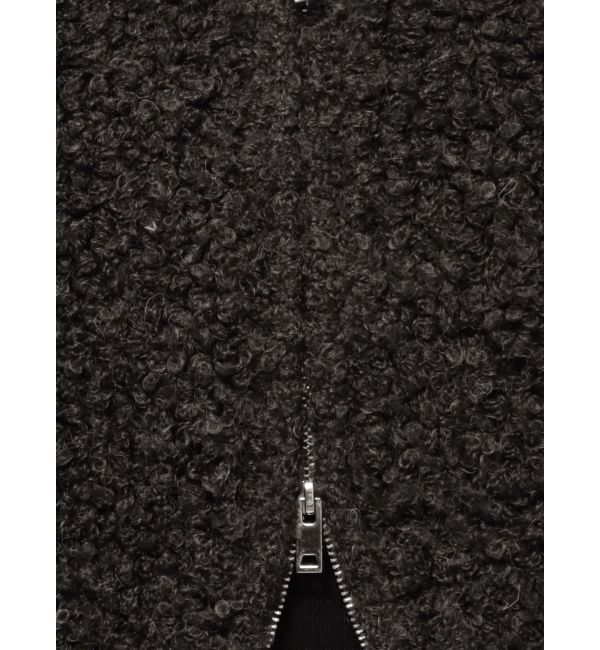 EMODA「フロントジップカラーニットトップ」|ニット・セーター|