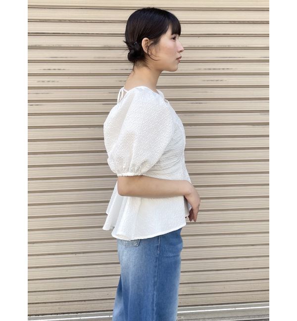 MURUA「バックオープンチュニックブラウス」|シャツ・ブラウス|