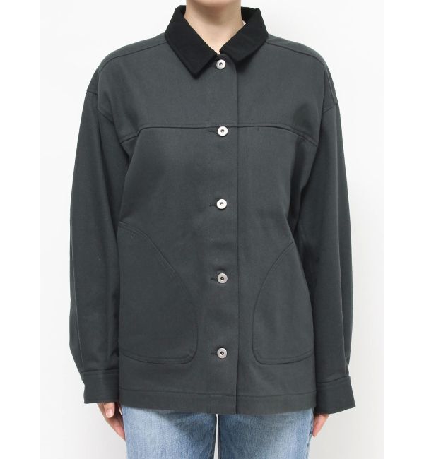 Ungrid「ウォッシュカバーオール」|ブルゾン・スタジャン|