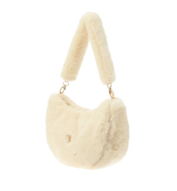 LAGUNAMOON「ハーフムーンファーバッグ」|ショルダー・メッセンジャー|