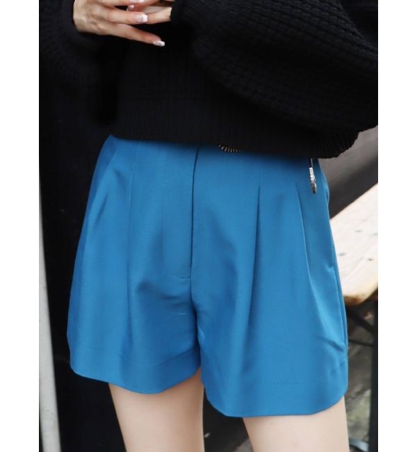 EVRIS「バックルデザインショートパンツ」|その他|ブルー