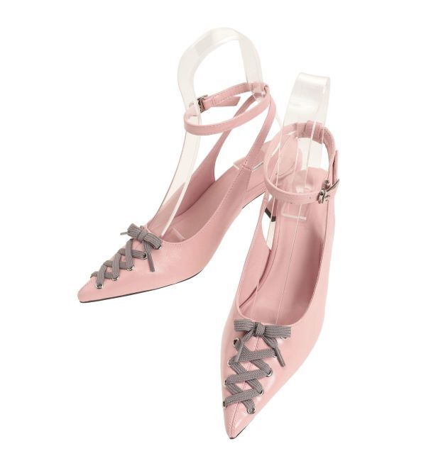 jouetie「レースアップポインテットパンプス」|パンプス|