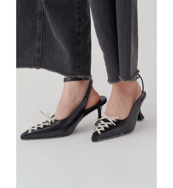 jouetie「レースアップポインテットパンプス」|パンプス|