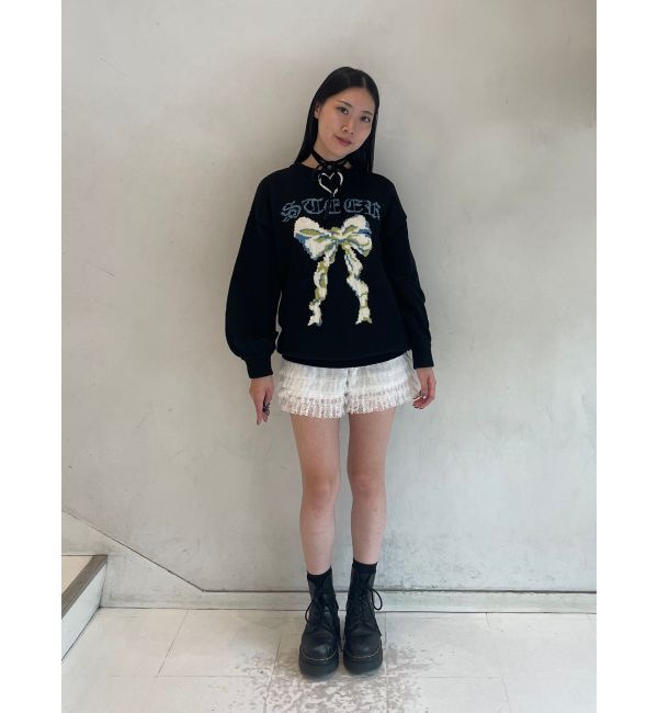 jouetie「リボンジャガードルーズニット」|ニット・セーター|