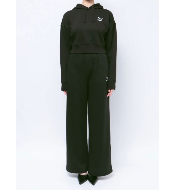 GYDA「PUMA CLASSICSクロップドフーディTR」|パーカー|