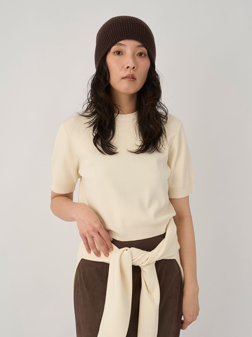 emmi atelier「【限定カラー】emmiロゴアンサンブルニットトップス」|ニット・セーター|IVR